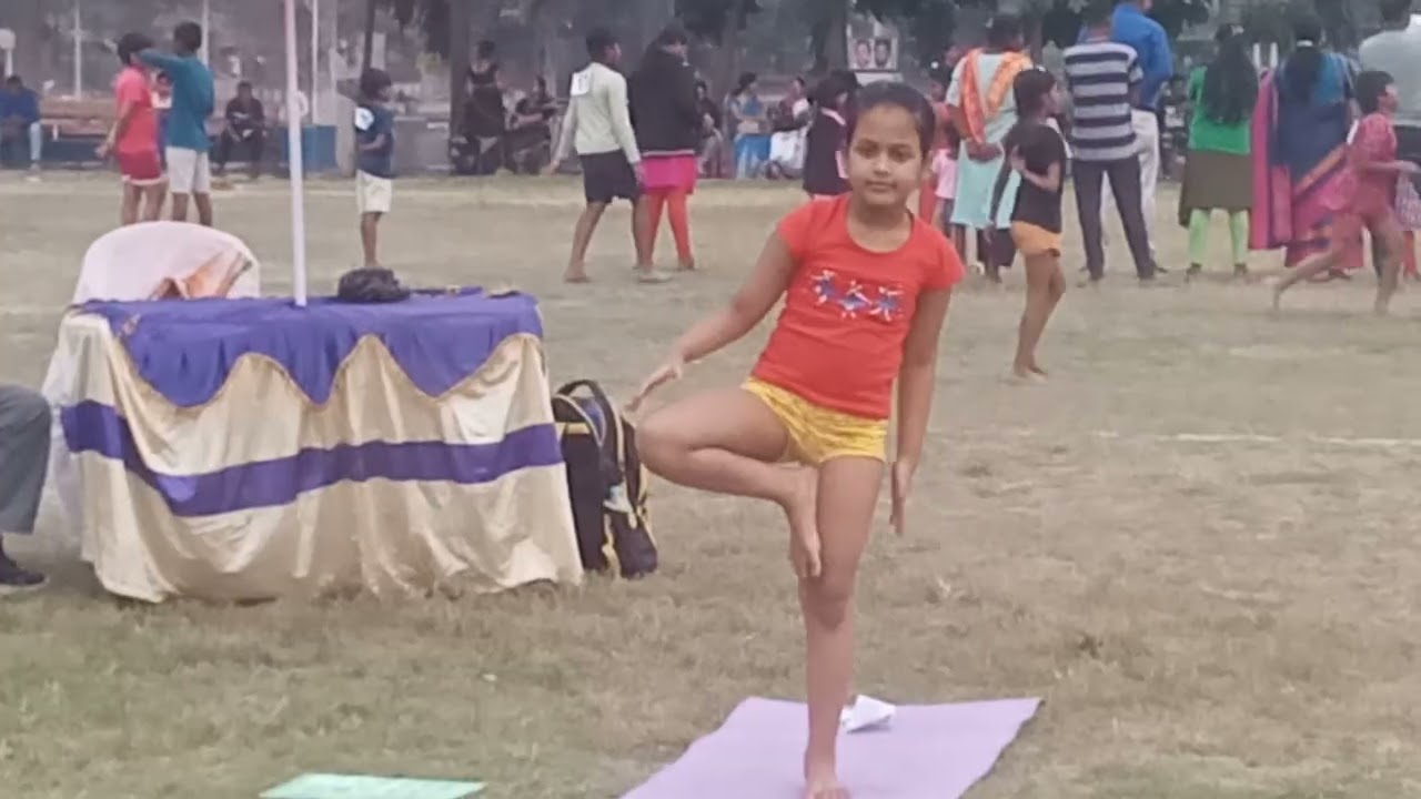 Yoga Competition 2025 at Rishi Aurobindo Maidan, Konnagar on 19/12/25#subscribe#viralvideos#cutegirl