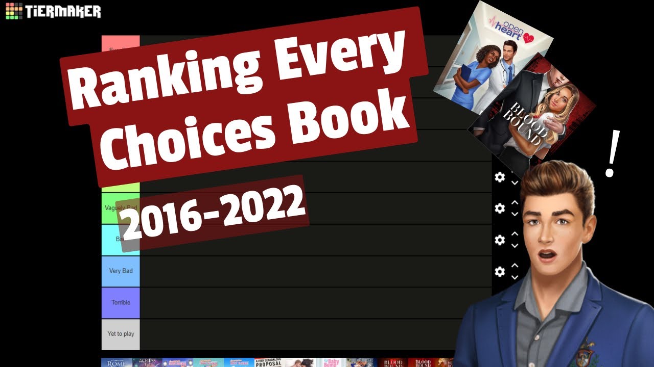 Ranking Every Choices Book (CONTAINS SPOILERS)| Choices: Stories You Play Tier List