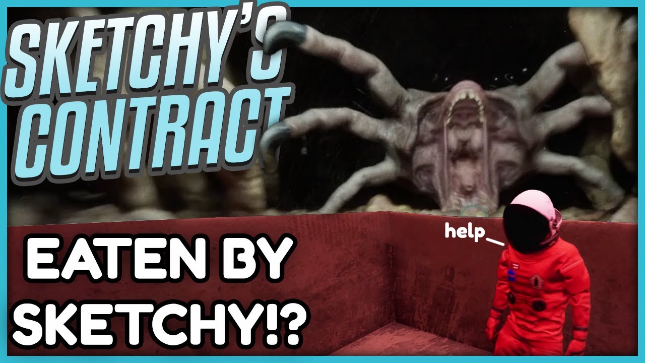EATEN BY SKETCHY?! - Sketchy's Contract (4-Player Gameplay)