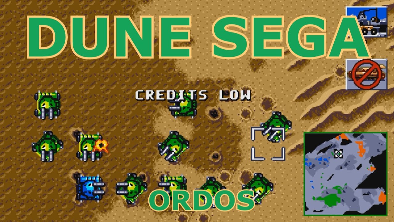 Dune: The Battle for Arrakis - Ordos (Green) (Sega Genesis) - Walkthrough 1080 no commentary