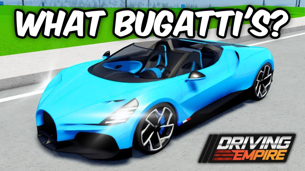 These 8 BUGATTI’S Could Come To Driving Empire 