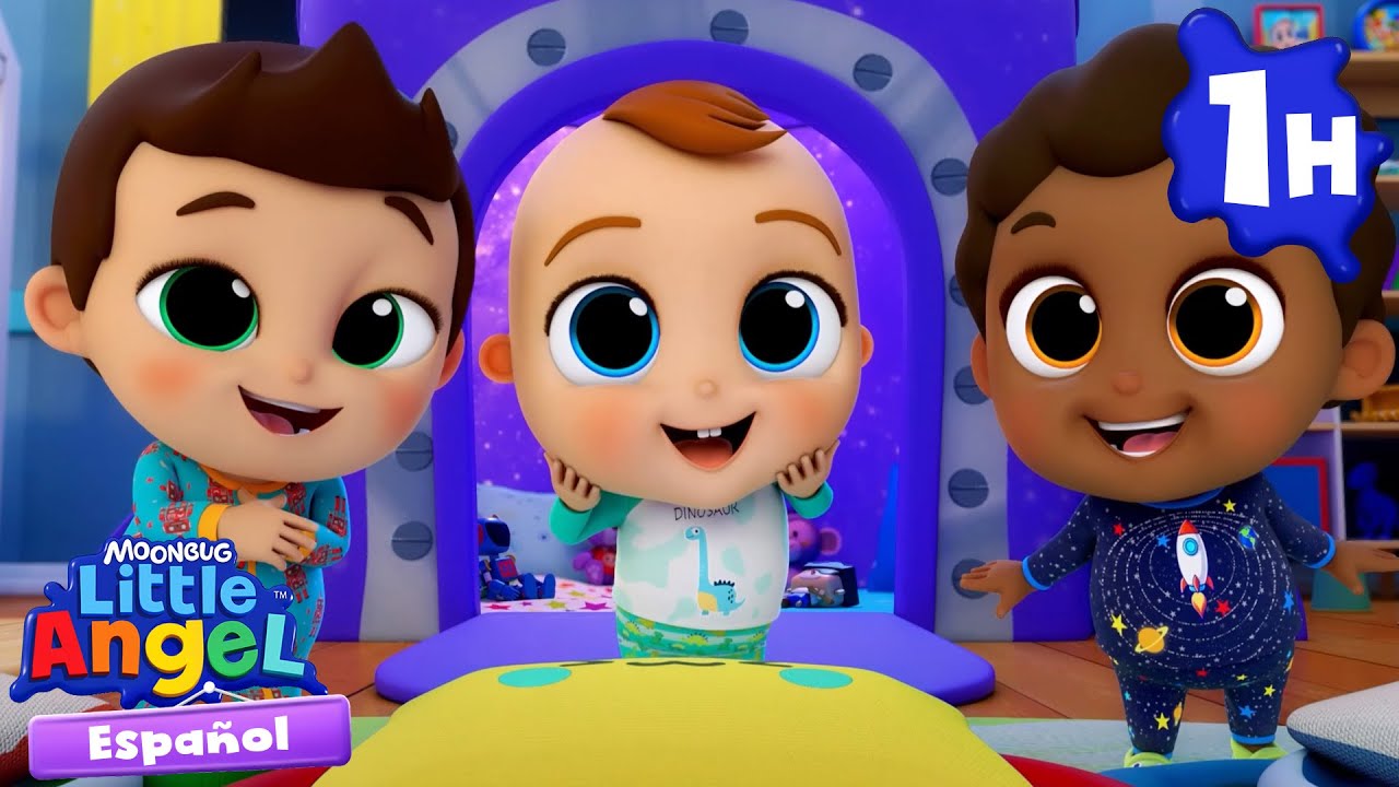 Pijamada con Bebé Juan y sus amigos | Canciones Infantiles🎵 Moonbug Español | Little Angel