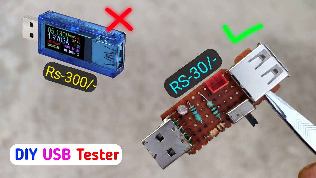 USB Volt/Amp Tester बनाओ बहोट सस्ते में।