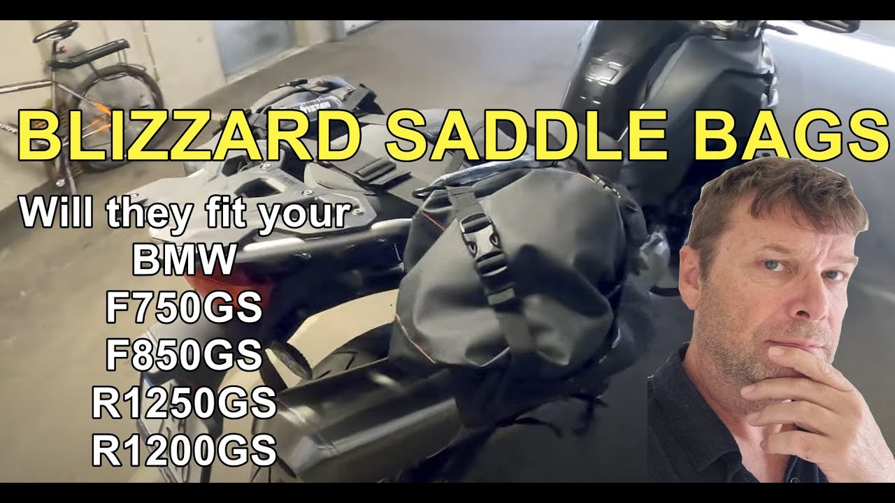 Will Enduristan Blizzard Saddle bags fit on F750GS F850GS, Check out for yourself #dyi #bmwmotorrad