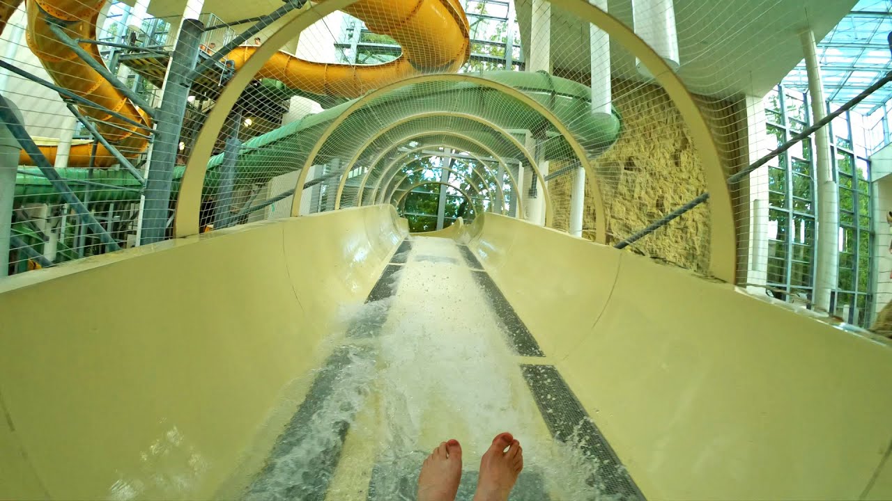 First Uphill Blaster Slide in Hungary | AquaPalota Gyula