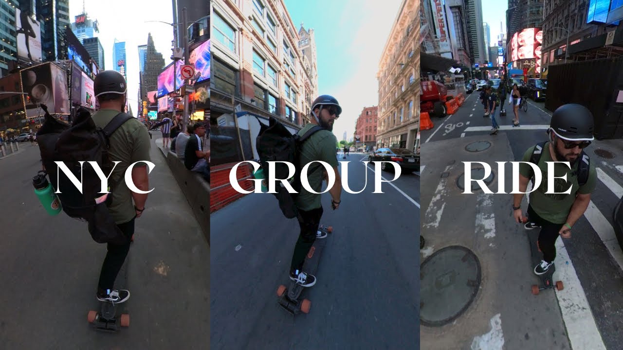NYC group ride on the Meepo Hurricane