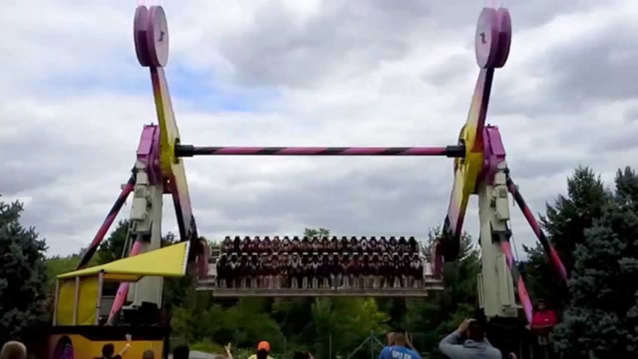 DEFUNCT: Hang Time @ Dorney Park (HUSS: TOP SPIN) Off-Ride POV final operating season
