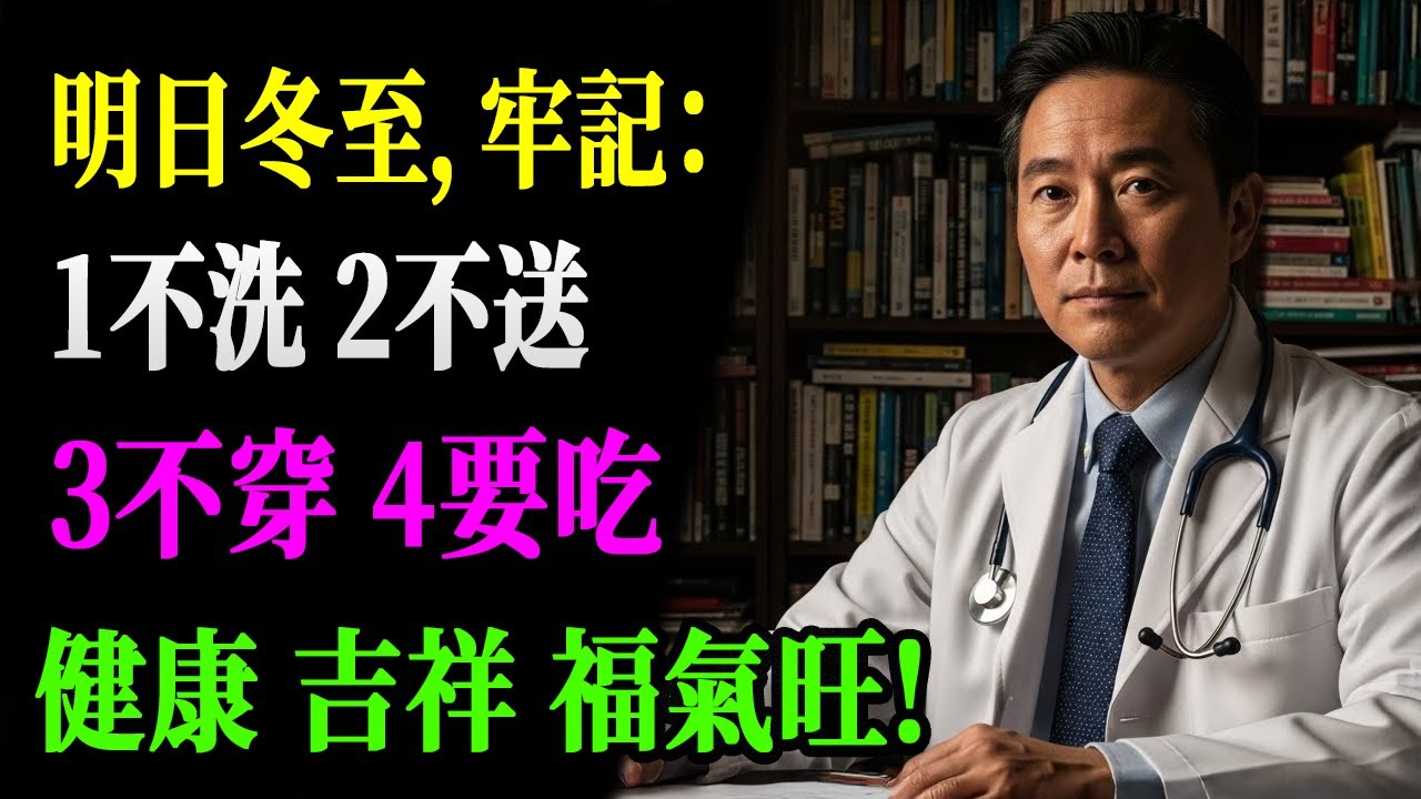 明天就是冬至！老人務必牢記「這1處別亂洗」，一步做錯血管瞬間收縮！醫生揭露：這4樣「吉祥菜」一定要端上桌，三九寒天也不怕凍出大毛病！