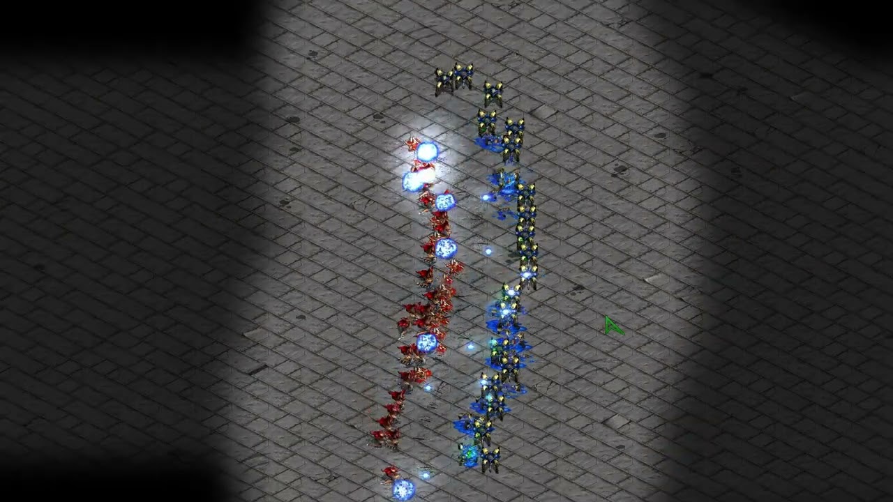 50 Hydralisks vs 35 Dragoons