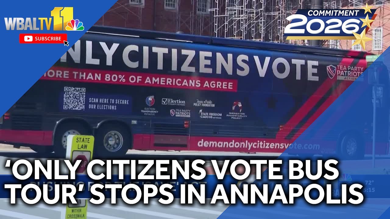 'Only Citizens Vote Bus Tour' stops in Annapolis