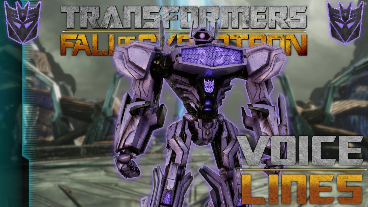 Transformers: Fall of Cybertron - Shockwave Voice Lines