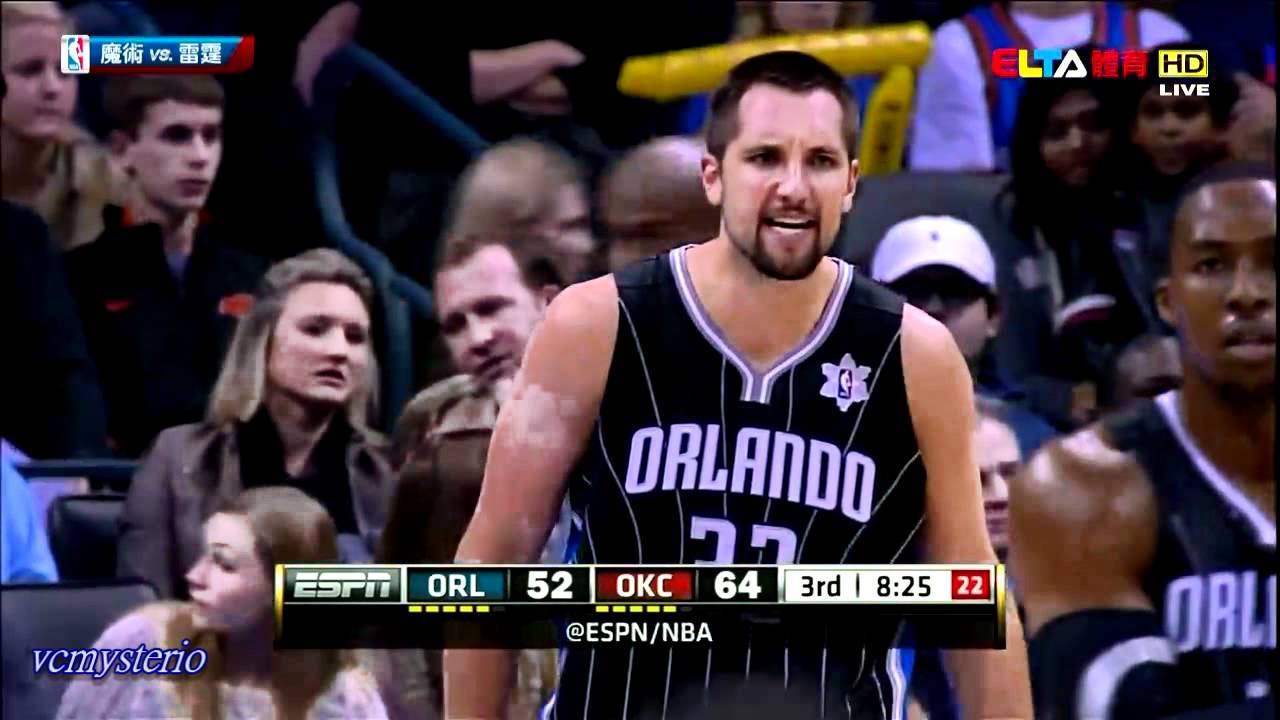 Ryan Anderson 25pts-10reb vs OKC Thunder (12.25.2011)