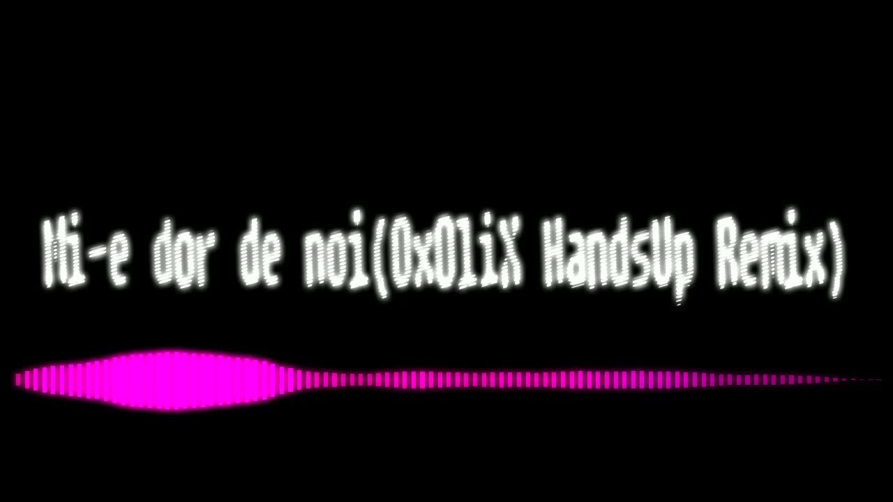 Dj Project feat Giulia - Mi-e dor de noi ( OxOliX HandsUp Remix)