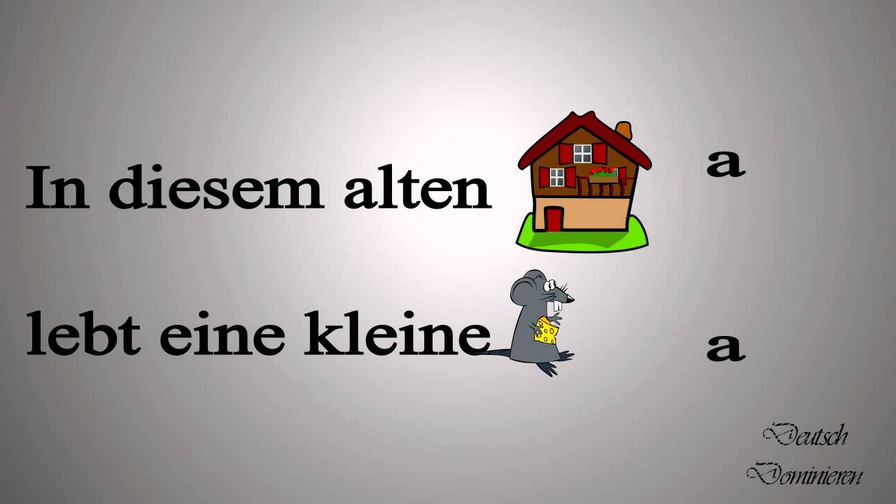 Gedichtsanalyse (Deutsch): Reimschema einfach bestimmen