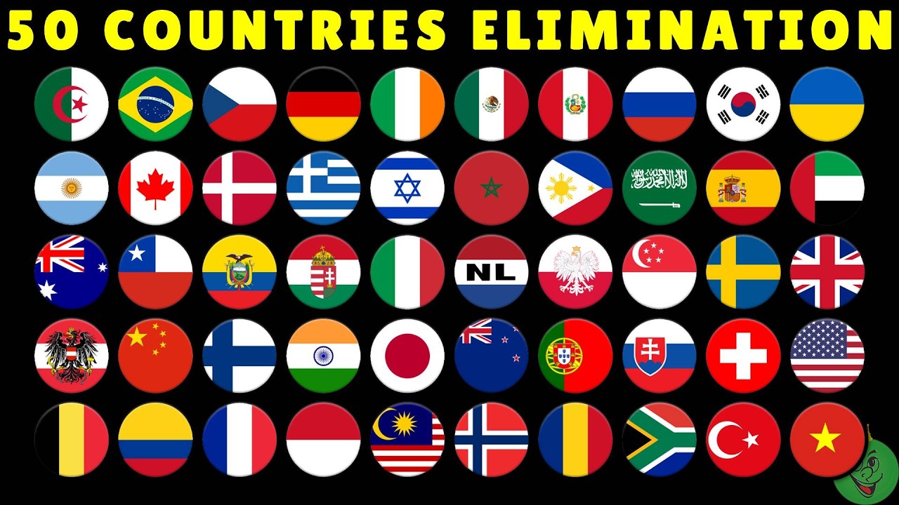 50 Countries Elimination Marble Race #62