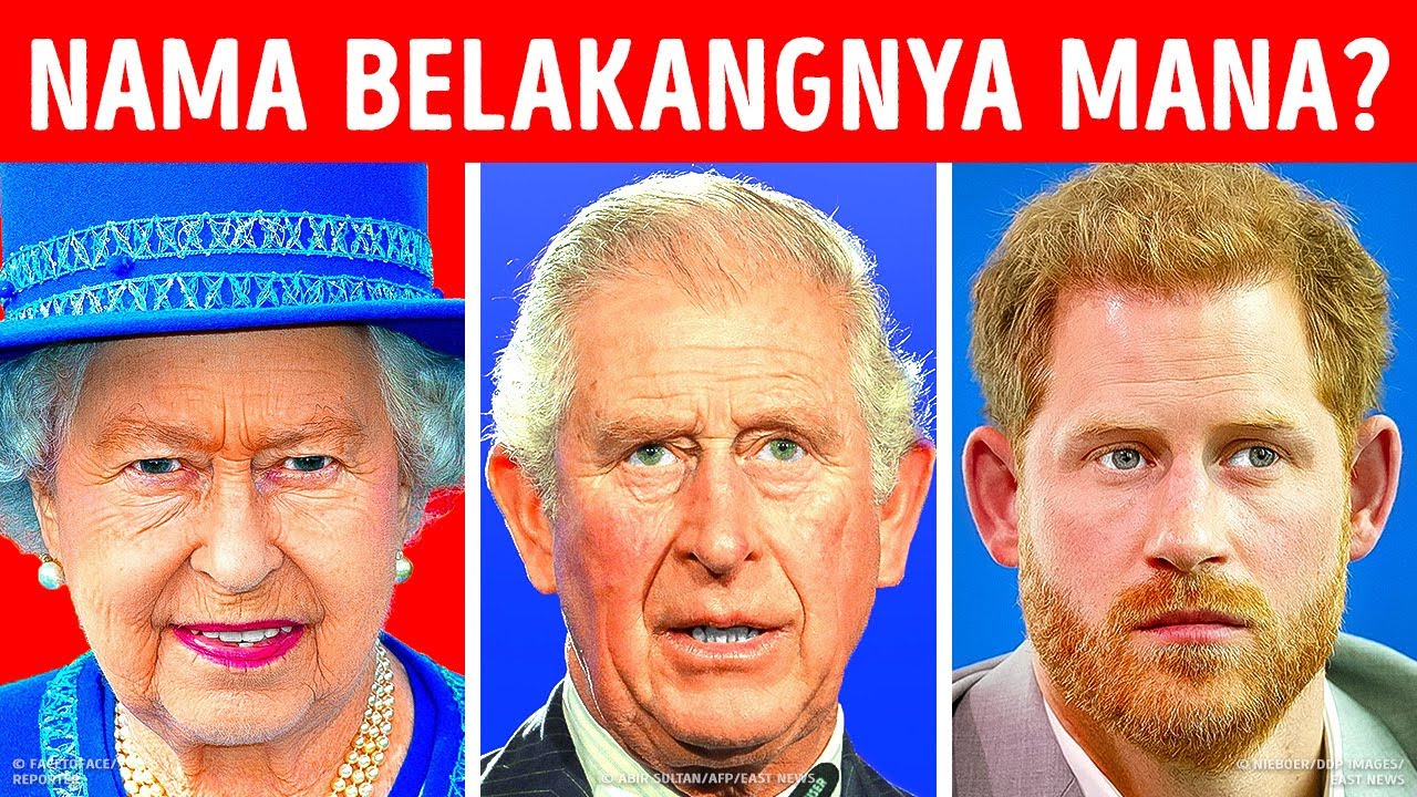 Anggota Keluarga Kerajaan Inggris Tidak Pakai Nama Belakang, Kenapa?