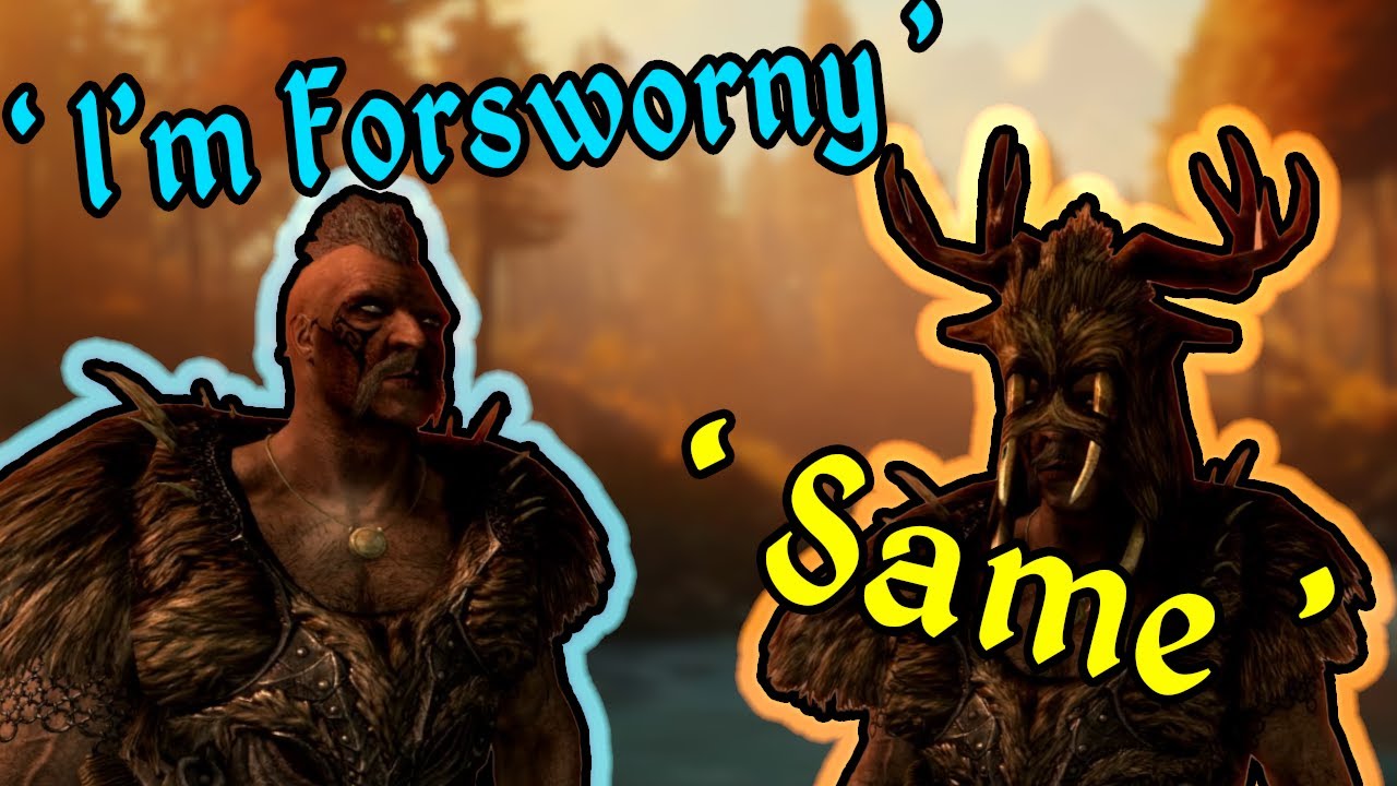 Skyrim - Dumb Forsworn Build Guide for Idiots.