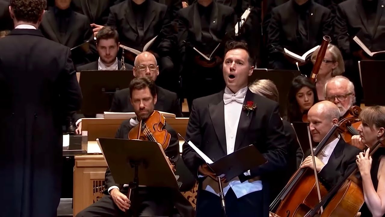 Andrew Goodwin performing Comfort Ye and Every Valley from Handel’s Messiah