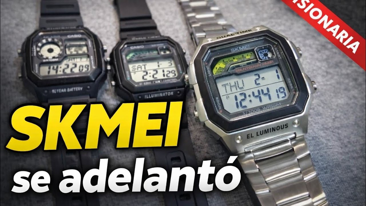 CASIO VS SKMEI... Casio le tendrá que copiar a SKMEI