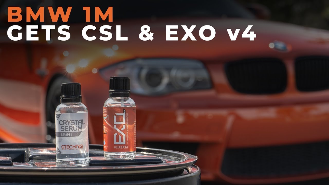 BMW 1M Weekend Bonanza: E4 - Gtechniq Crystal Serum Light, EXO v4 & Wolf's Glass & Trim
