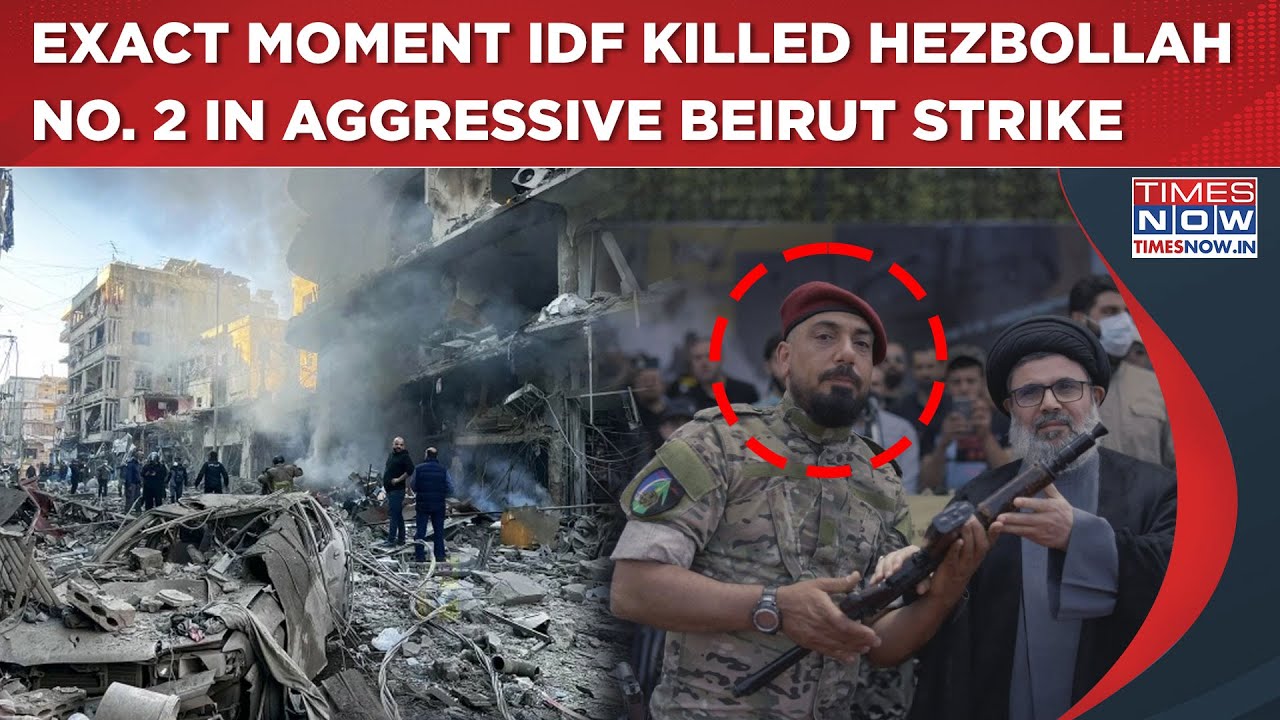 On Cam- Exact Moment IDF Killed Hezbollah No. 2 In Israel's Deadliest Beirut Onslaught Since 2024