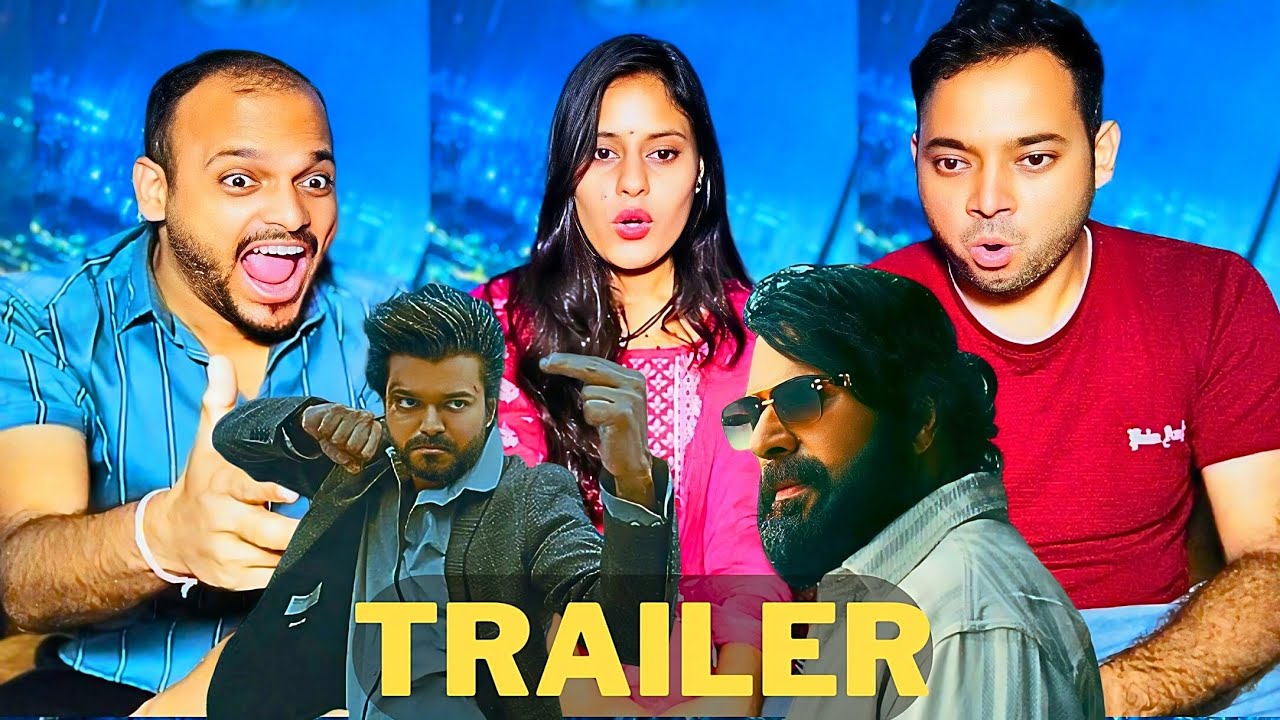 The GOAT & BAZOOKA Movie Trailer Reaction | Thalapathy Vijay, Venkat Prabhu| Mammootty, Deeno Dennis