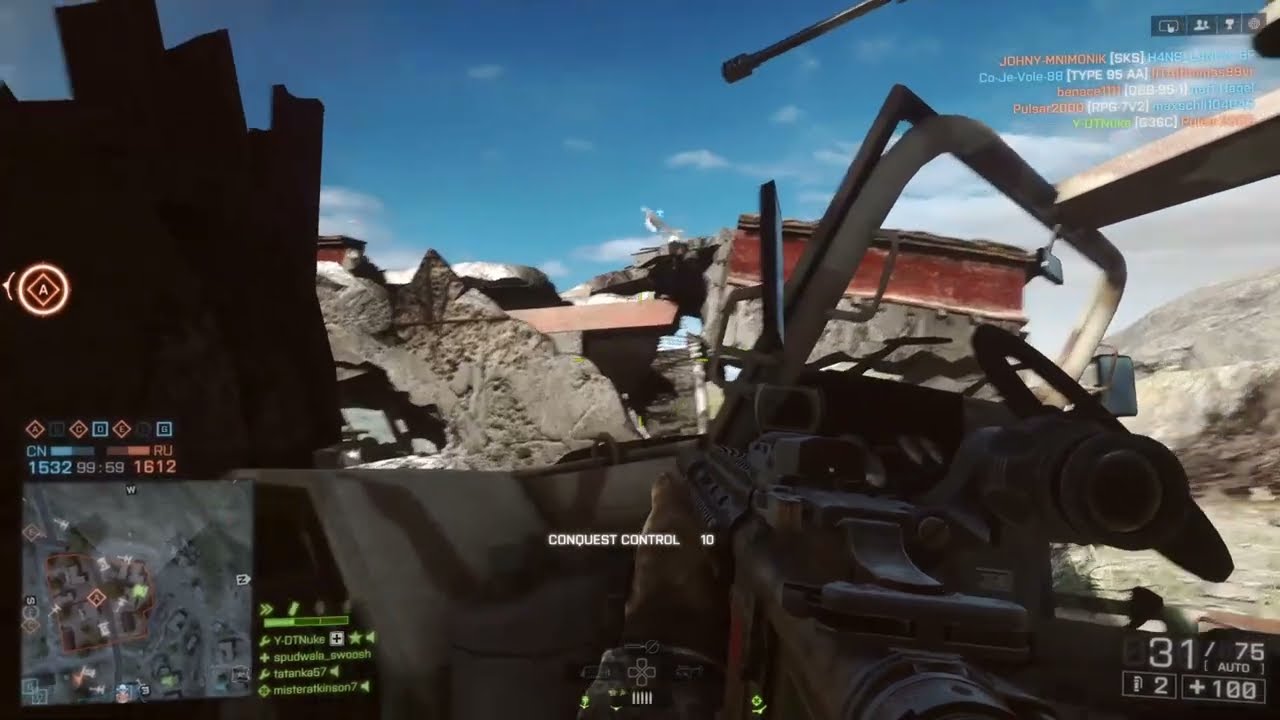 INTENSE FIGHT FOR B INTO A - MINUS THE HELI KILL! #battlefield4 #BF4 #ps4share @cmdrkev @spudwala