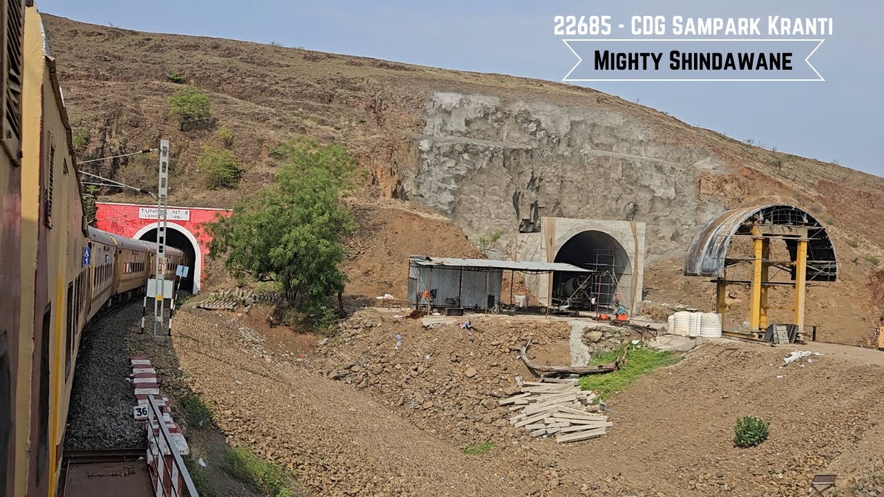 Witness The Mighty Shindawane Ghats | Ft. 22685 Chandigarh SK | Doubling Update
