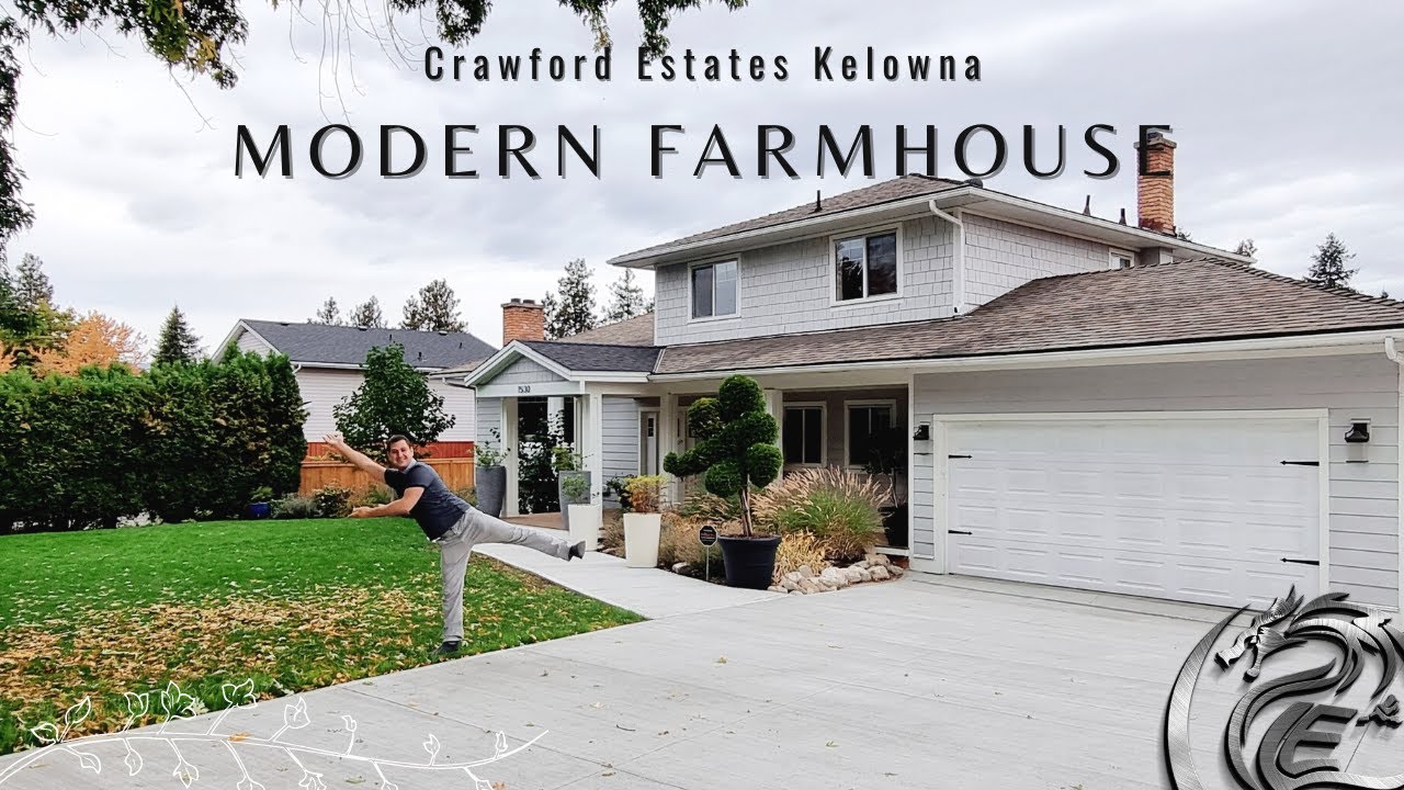 Crawford Estates Kelowna - Modern Farm Style Newly Reno'ed Home! 0.39 acre!!!