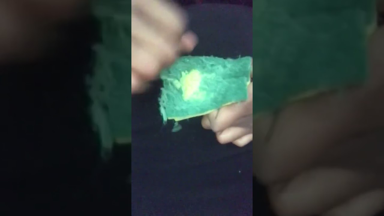 ASMR Fast Aggressive Sponge Scratching. Sponge Ripping. Scourer Ripping with short nails! TINGLY!