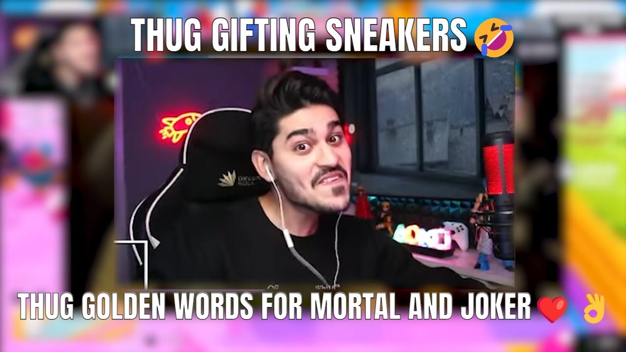 @Jokerkihavelii REACTS ON THUG APPRECIATING HIM🤣| FUNNY REACTION🤣👌