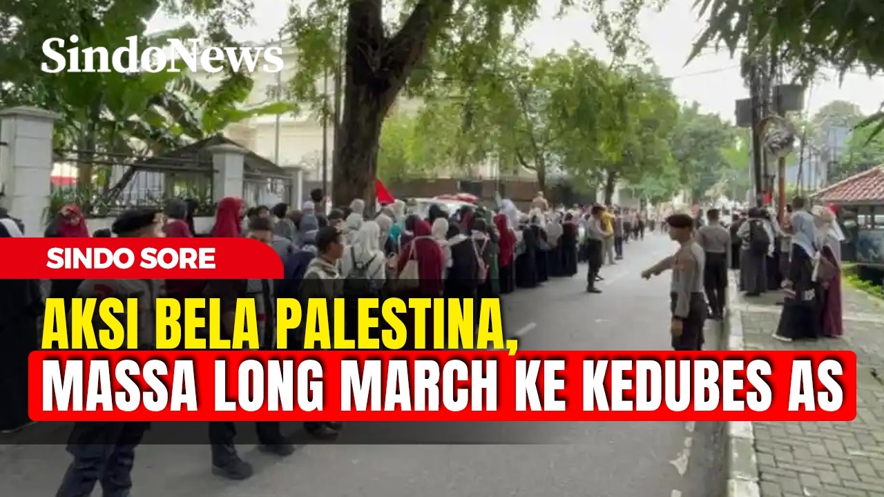Aksi Bela Palestina, Massa Kecam Tindakan Kejam Israel ke Palestina | Sindo Sore | 13/02 Part 01