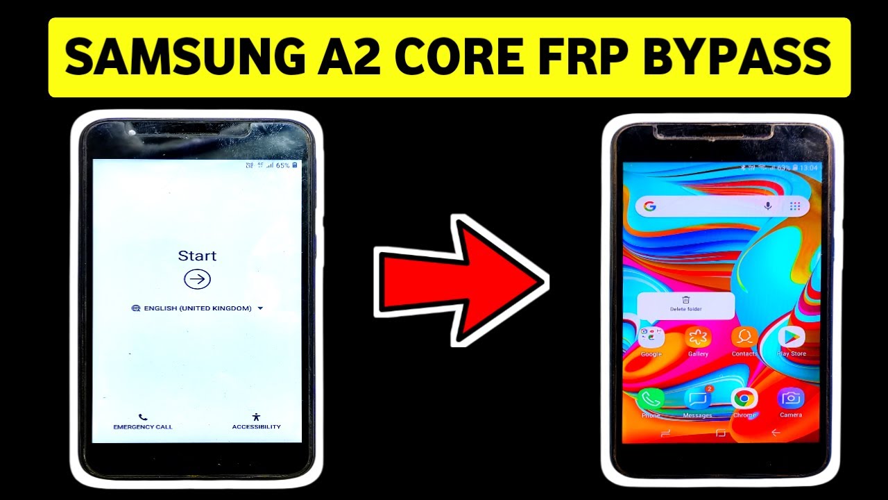 Samsung A2 Core FRP Bypass | A260G/A260F Google Account Bypass 2025 | Without PC