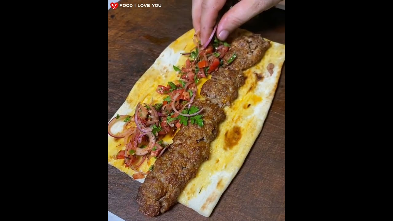 Recipe Kebab in lavash &bull; Turkish food