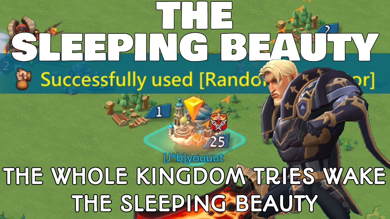 THE SLEEPING BEAUTY!  - 80MILLION TROOP DEADMAN BAIT WHOLE KINGDOM - Lords Mobile