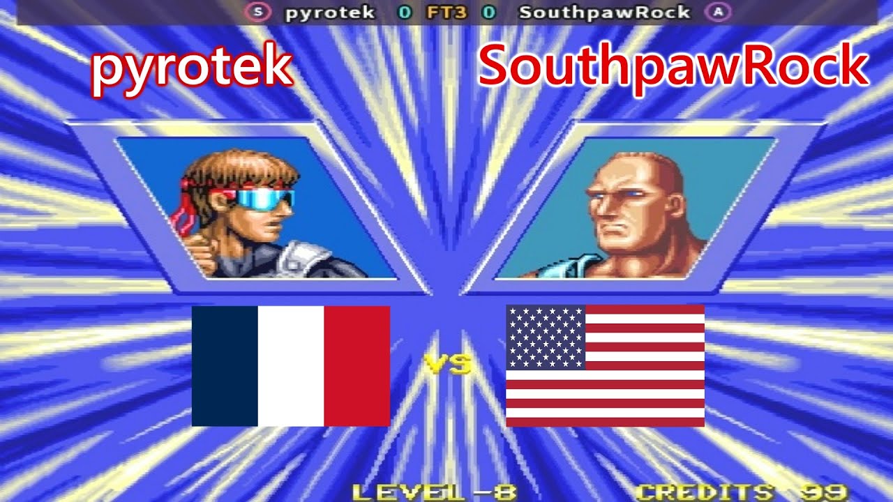 Windjammers - pyrotek vs SouthpawRock FT3