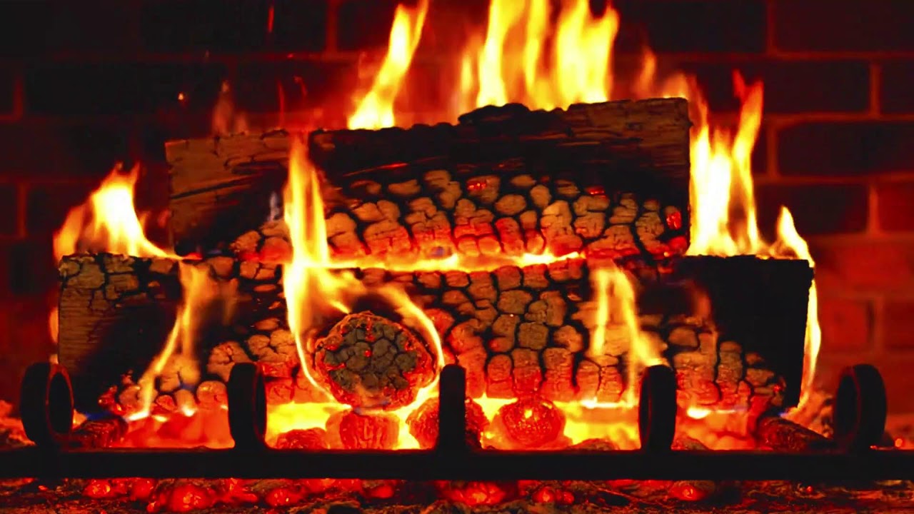 This Cozy Fireplace Will Melt Your Stress Away 🔥 Relaxing Fire Sounds