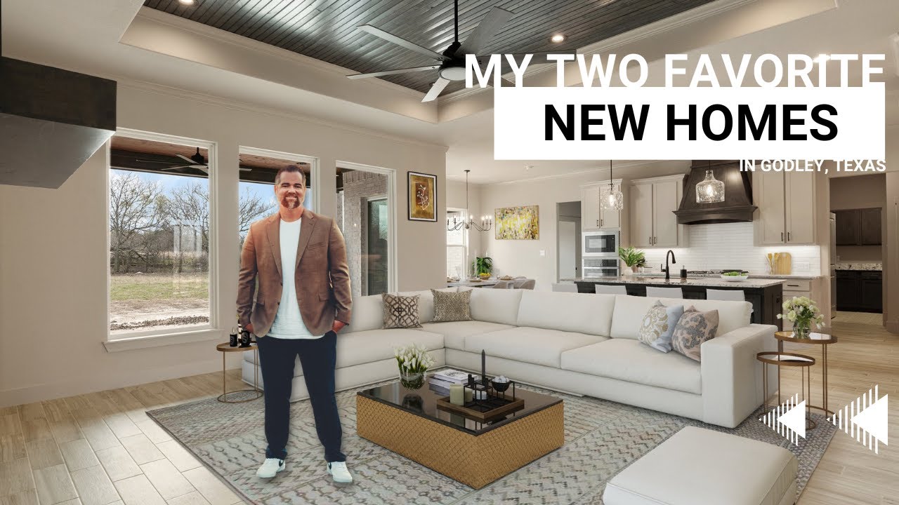My Two FAVORITE New Homes in Godley Texas!