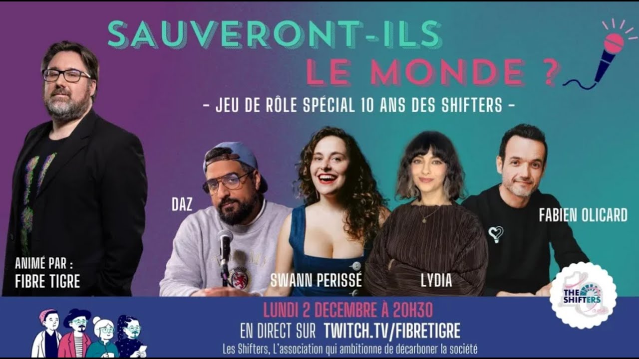 JDR La France devient bas carbone avec @dazjdm @lydia__am Swann Perisse et Fabien Olicard