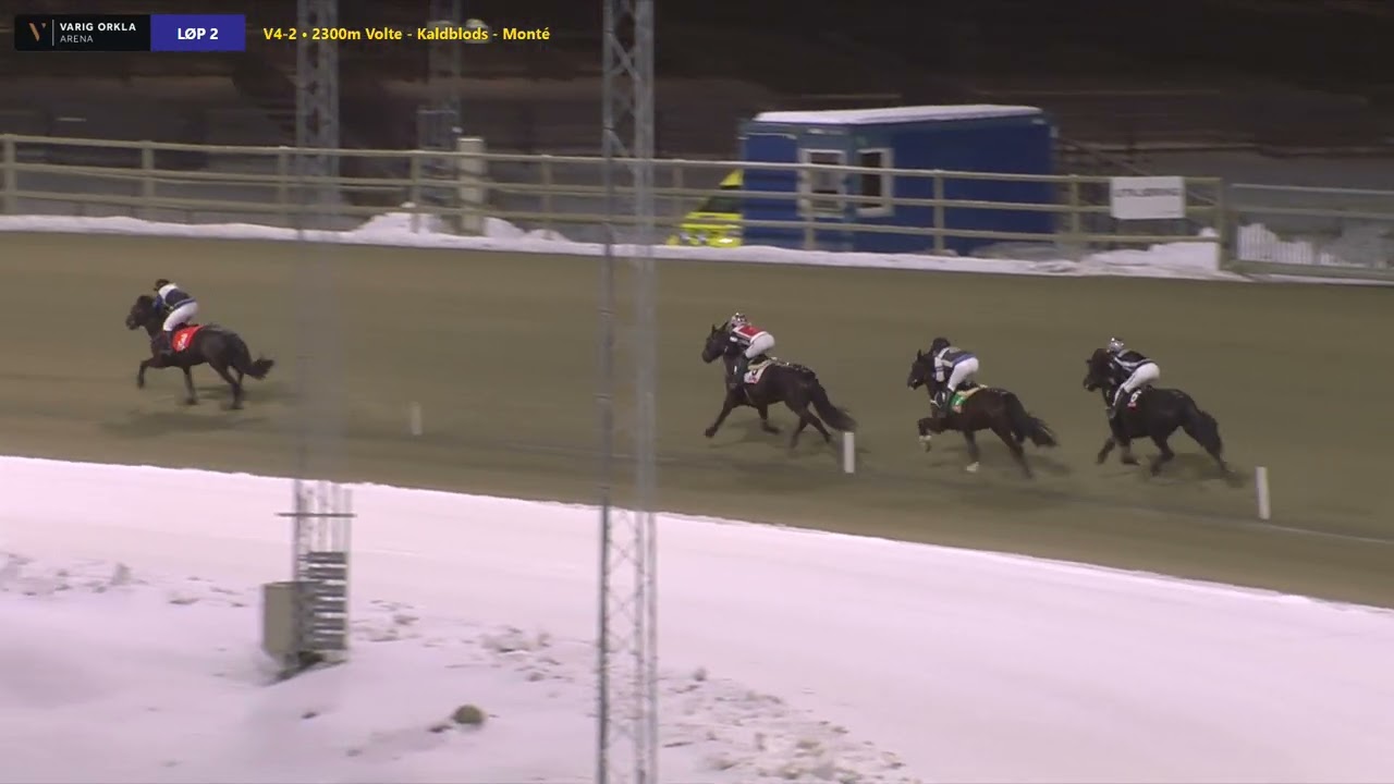 Varig Orkla Arena - Mandag 9. februar 2026 - Løp 2