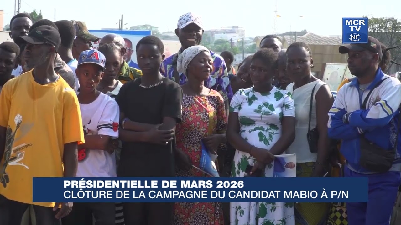 Clôture de la campagne du candidat MABIO à Pointe-Noire