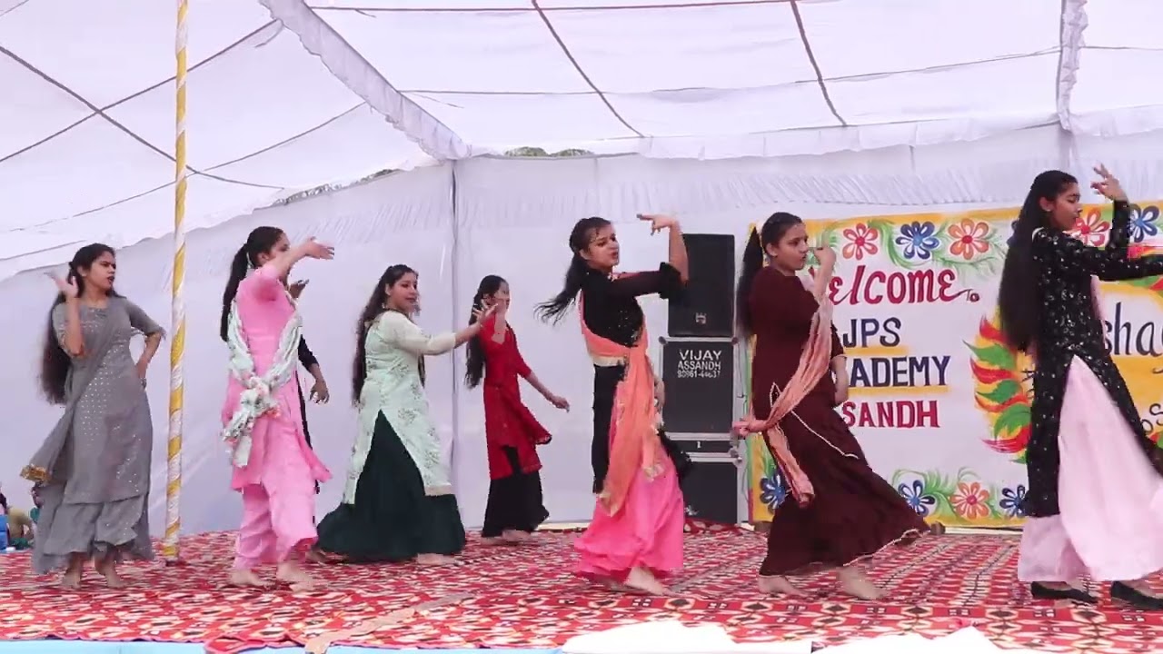 JPS Academy Assandh - Senior Students on stage