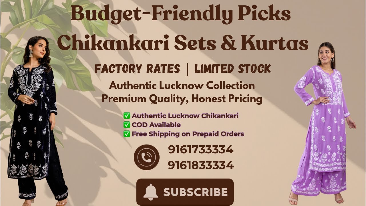 Budget-Friendly Picks 💥 | Chikankari Sets & Kurtas | LIVE | RS Chikankari