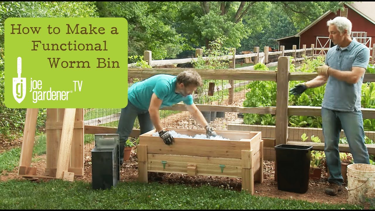 How to Make a Functional Worm Bin