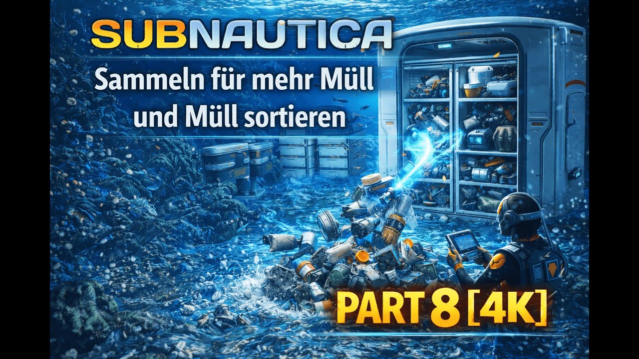 Subnautica – Sammeln für mehr Müll und Müll sortieren | Part 8 [4K]