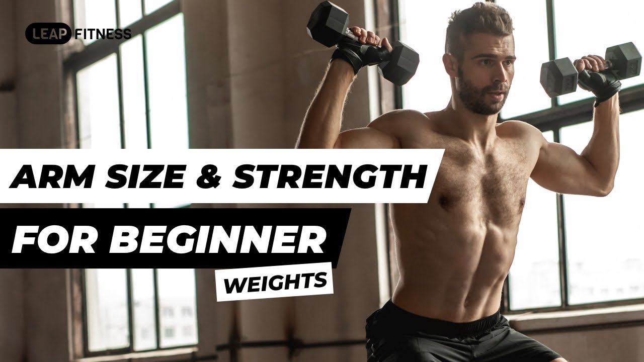 10 MIN Beginner Arm Workout | for Size & Strength