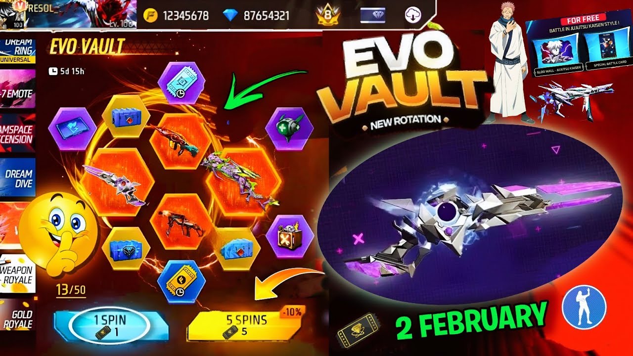 Next Evo Vault Event February Month🔥🤯2026 *100% CONFIRM*| Evo Vault M1887 Skin | Free Fire New Event