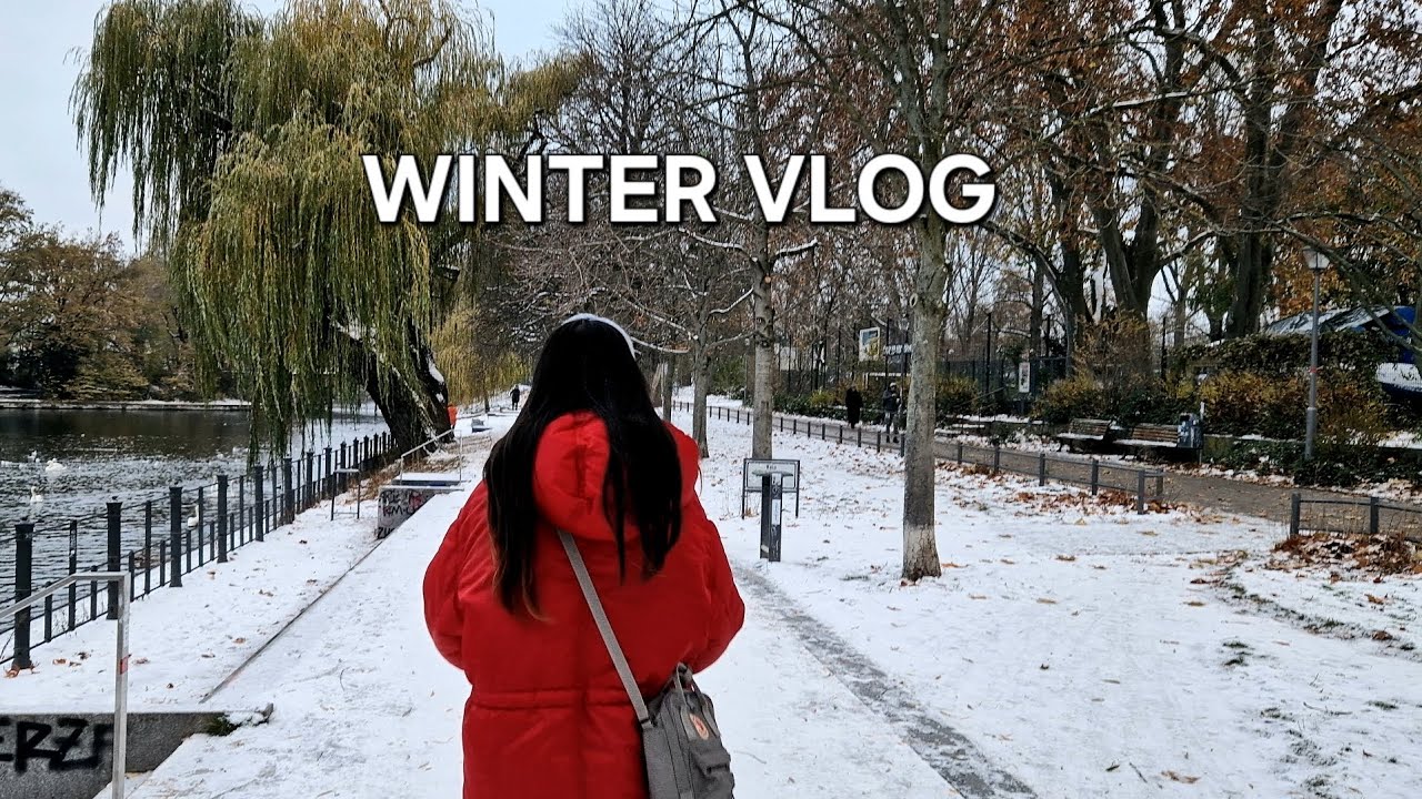 Daily Vlog : last days at work, spending time with friends, hot chocolate, snowy days ⛄️🤍