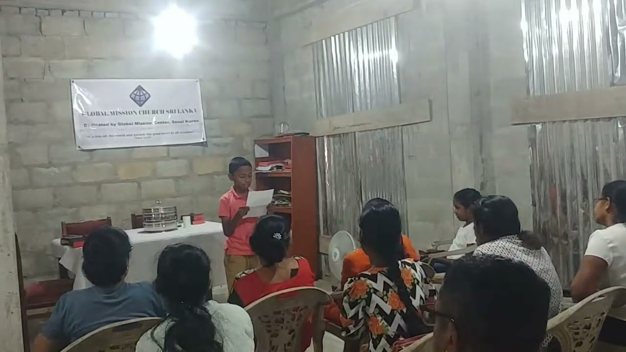 GMC(글로벌선교센터) 27개국 선교국가 중 스리랑카에서 보내온 26년 3월 예배입니다. [Sri Lanka Mission Worship]