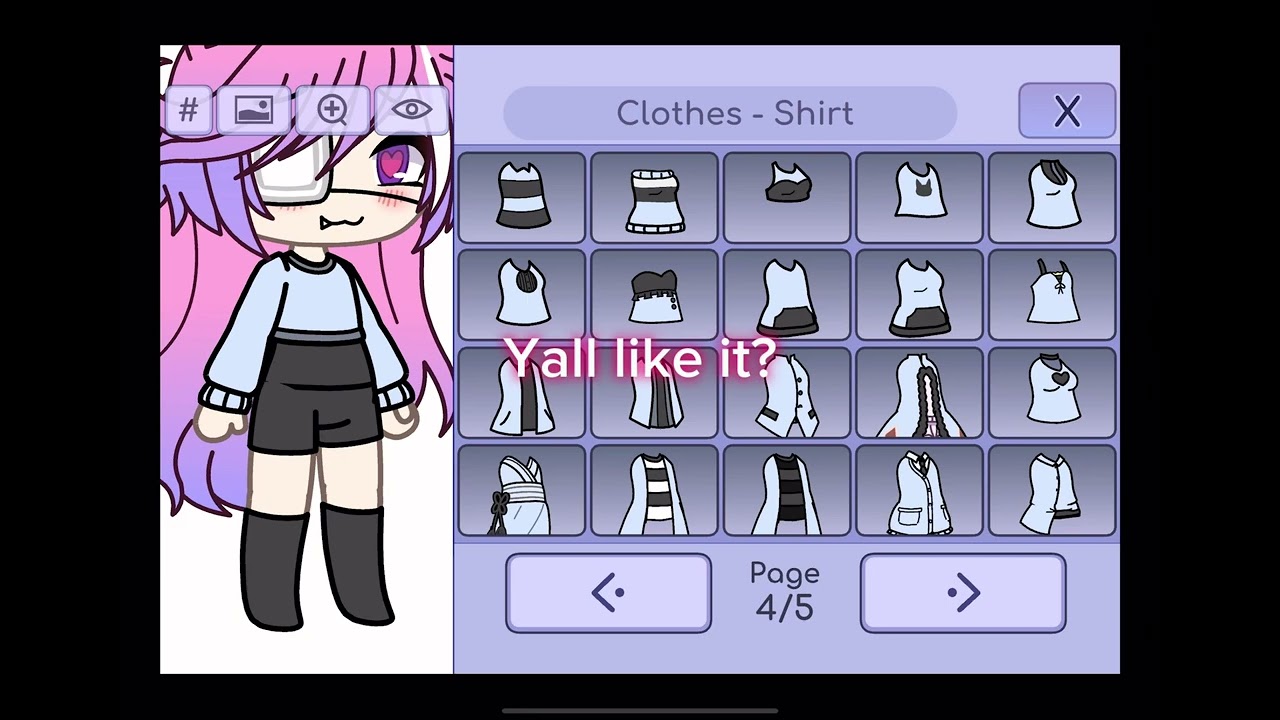 POV:Emily makes a gacha life oc
